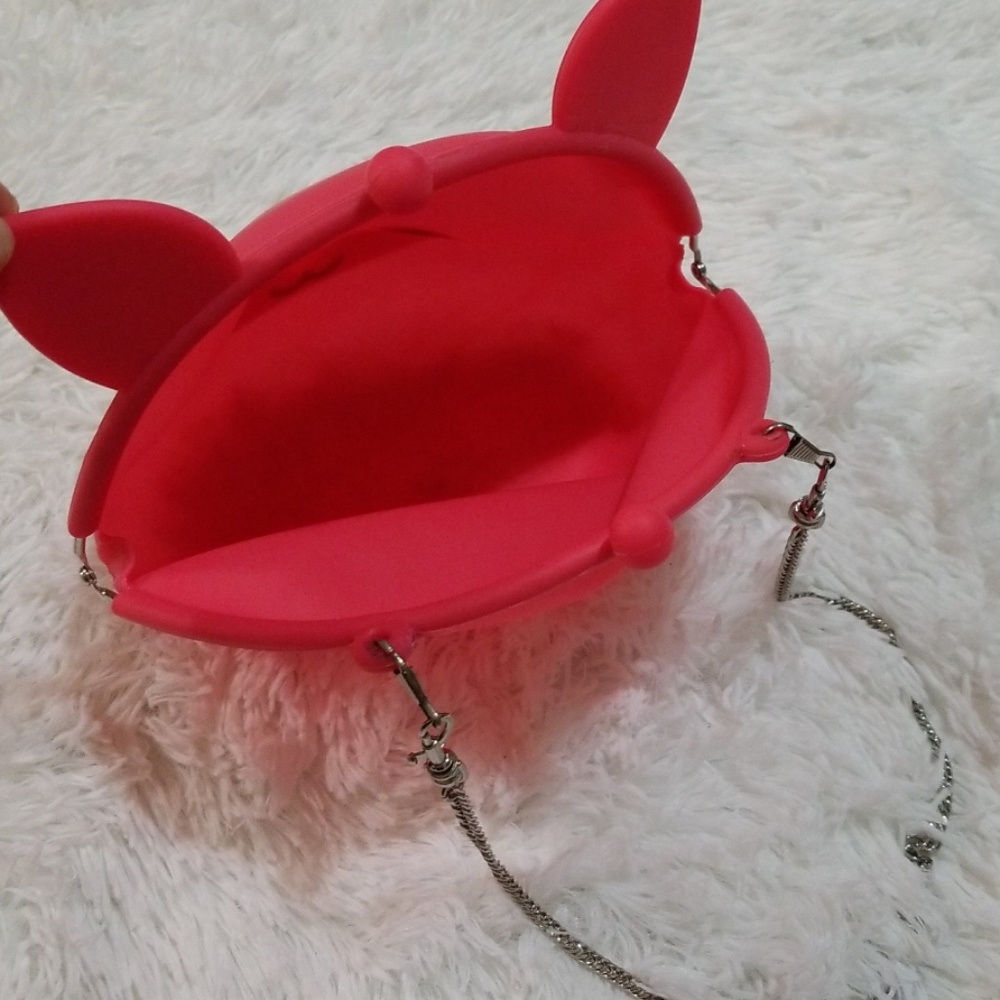 Girls Pink Silicone Kitty Purse - Picture 6 of 6